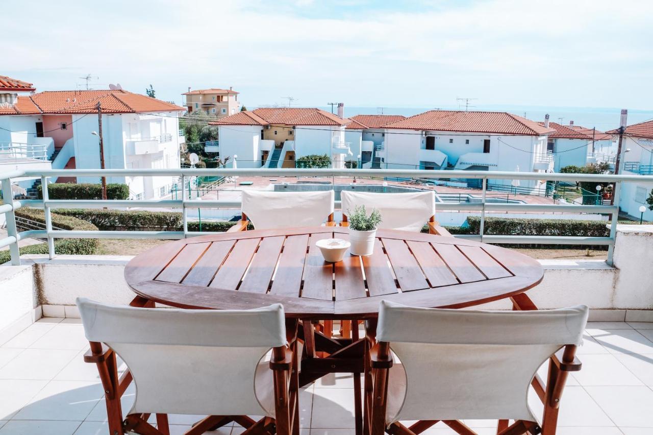Dimitra'S Sunset View Apartment Kalyves Polygyrou Extérieur photo
